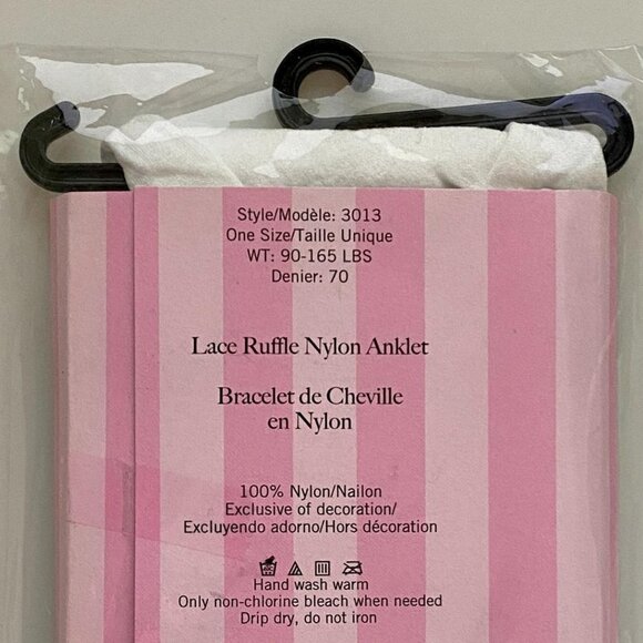 LACE Ruffle Nylon Anklet - Picture 3 of 3